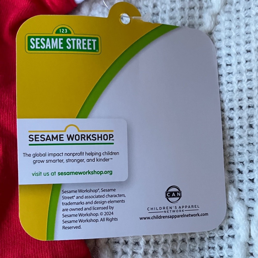 Sesame Street Red Elmo Kids Dress - Picture 4 of 5